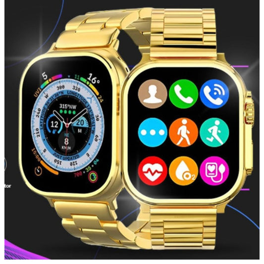 Buy C9 Ultra Max Gold Edition Smartwatch – 2.1 Inch HD Display, Bluetooth Calling, Health Monitor & Smart Alerts